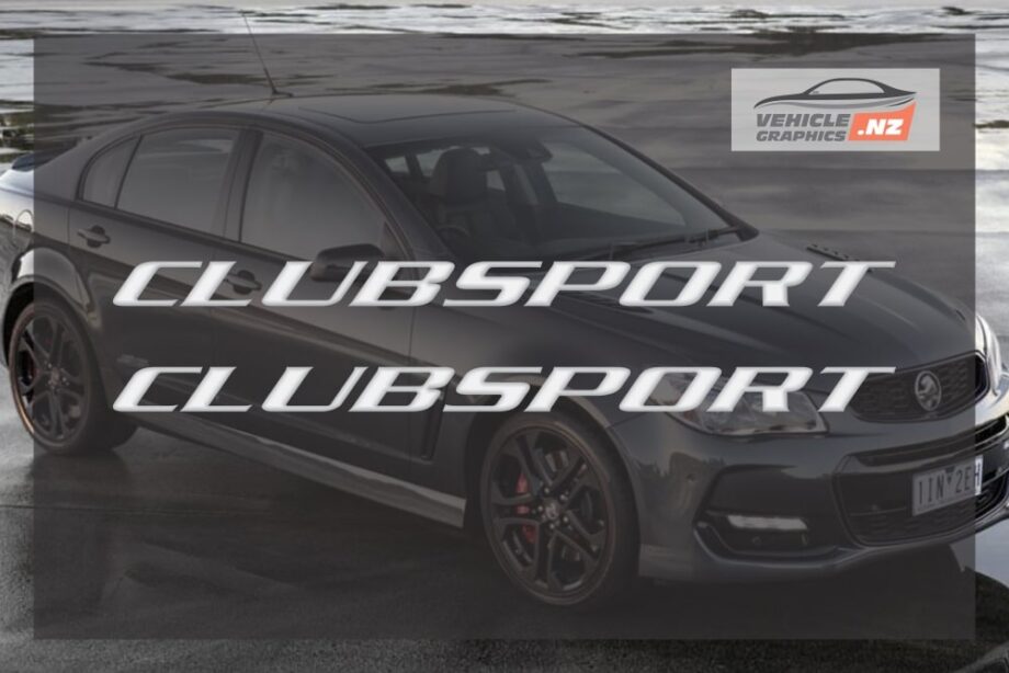 Commodore CLUBSPORT Side Skirt Decal