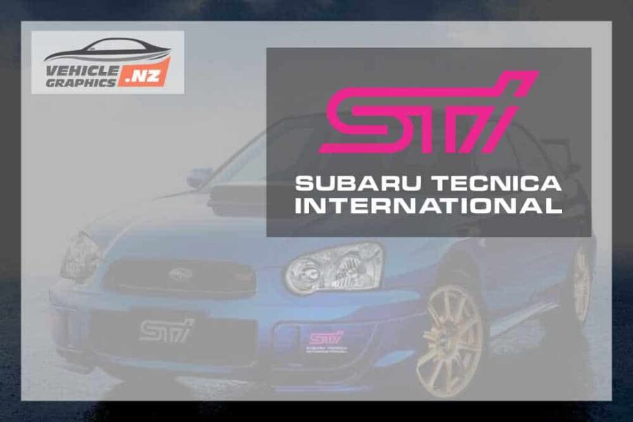 Subaru STI Front Fog Light Cover Decals