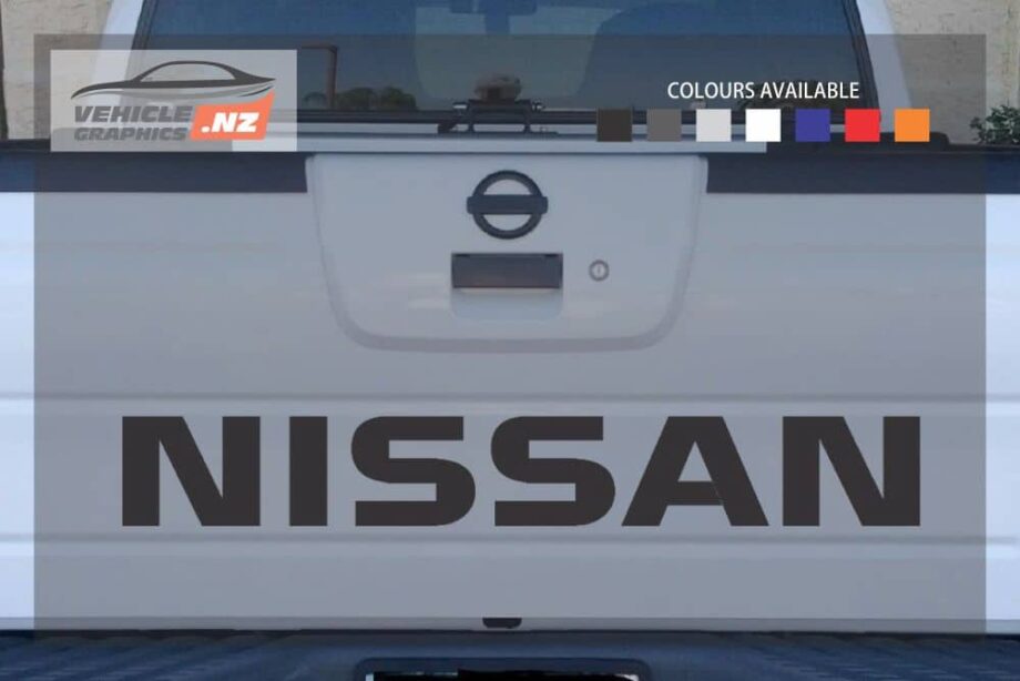 Nissan Navara Back Tailgate Lettering Decal
