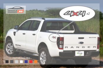 Ranger Wildtrak Rear Sides 4x4 Decal