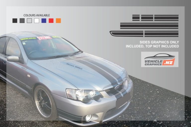 Ford Falcon BA BF Side Stripes Kit | Ford Vehicle Decals | Vehicle Decals