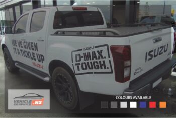 Isuzu D-MAX Tough Rear Side Decals