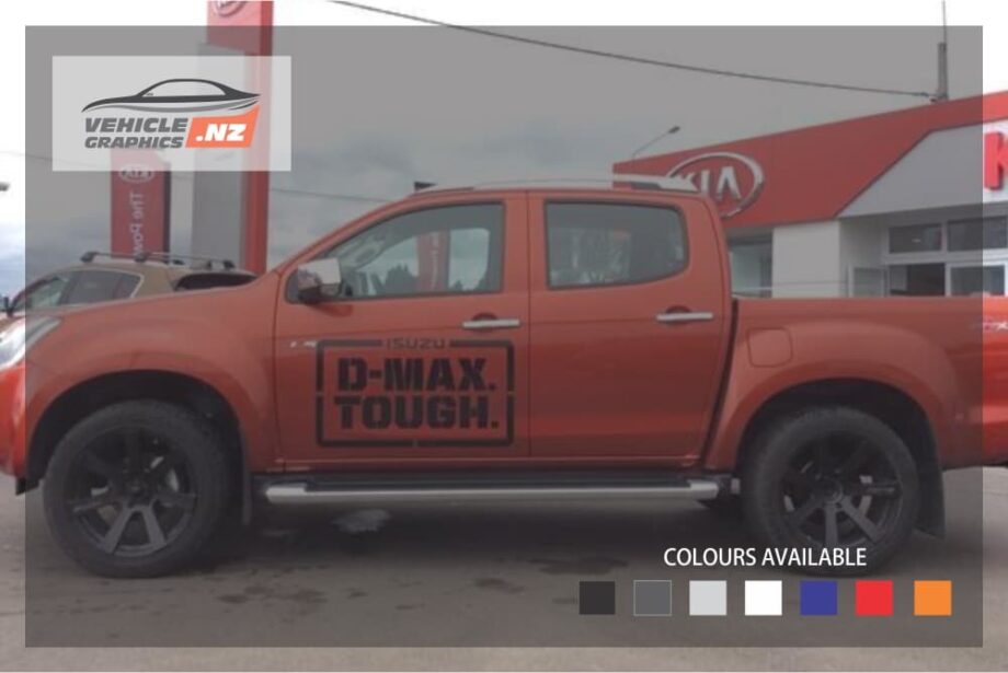 Isuzu D-MAX Tough Front Side Decals