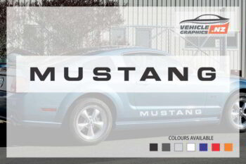 Ford Mustang Side Wording Stickers