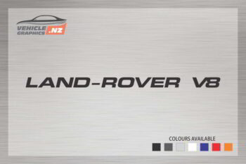 Land-Rover V8 Decal