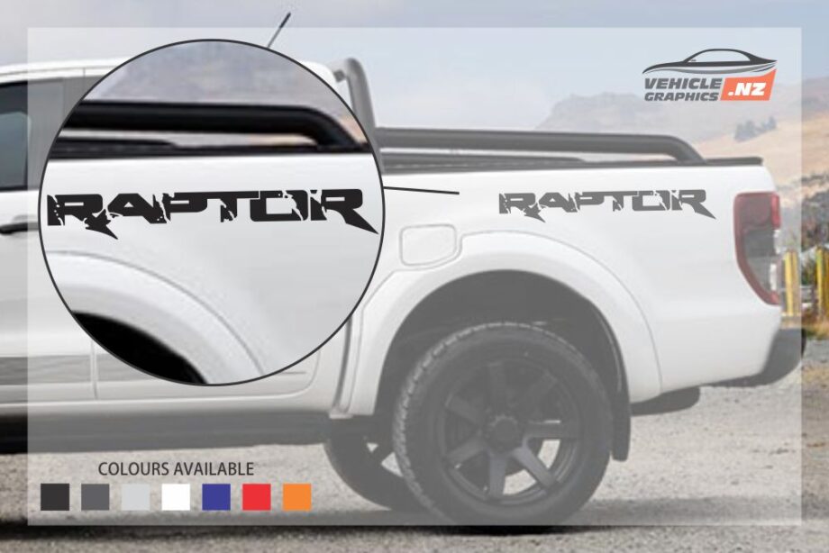 Ford Ranger Raptor Rear Side Decal