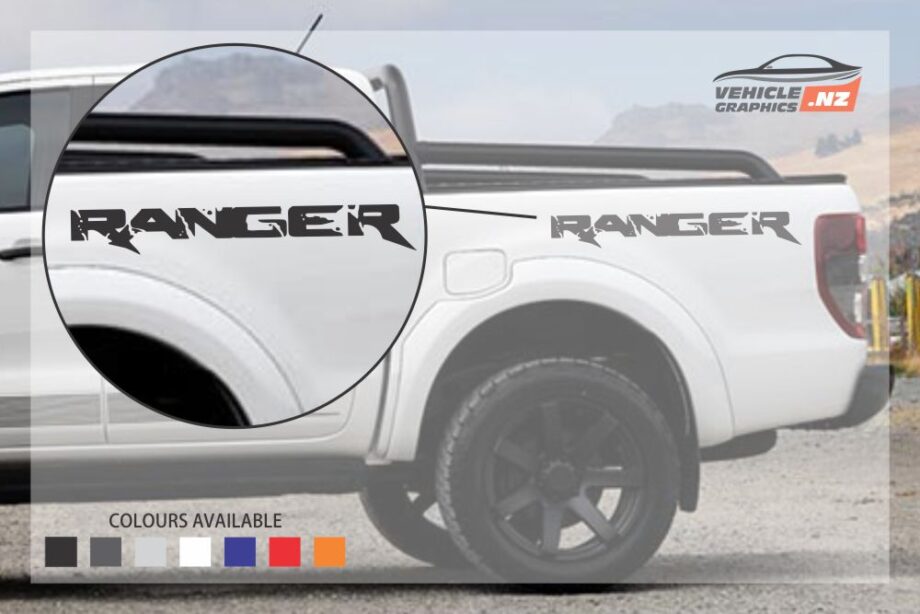 Ford Ranger Stylish Side Lettering Decal