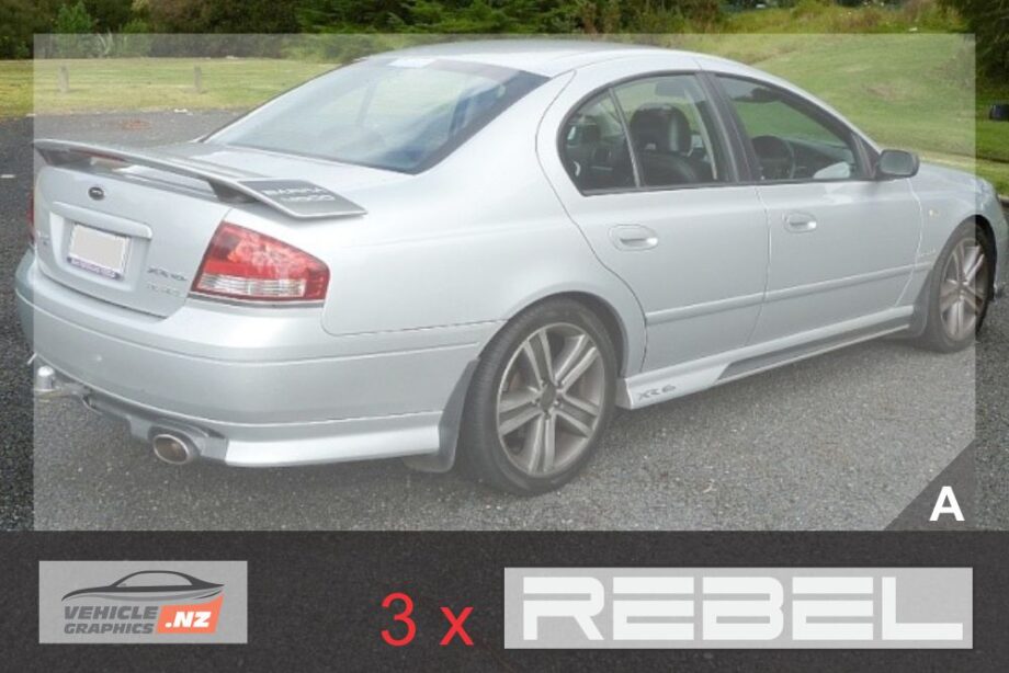 Ford Falcon XR6 Rebel Decal