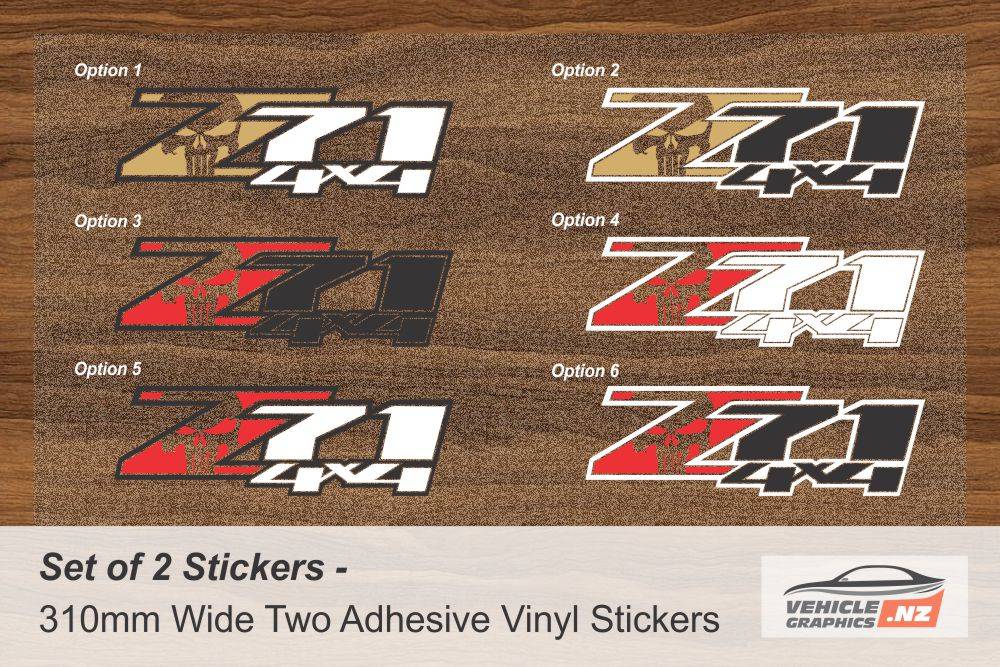 Colorado Z71 4x4 Punisher Decal