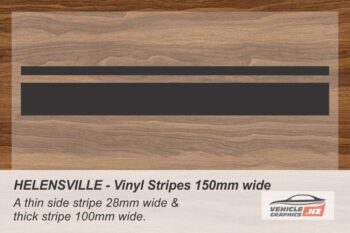 HELENSVILLE Vinyl Stripe Kit for Cars, Utes and Trucks
