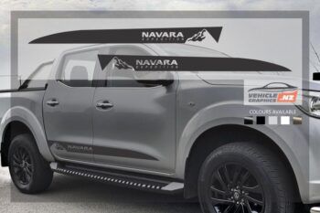 Nissan Navara Mountain Side Stripes Decals