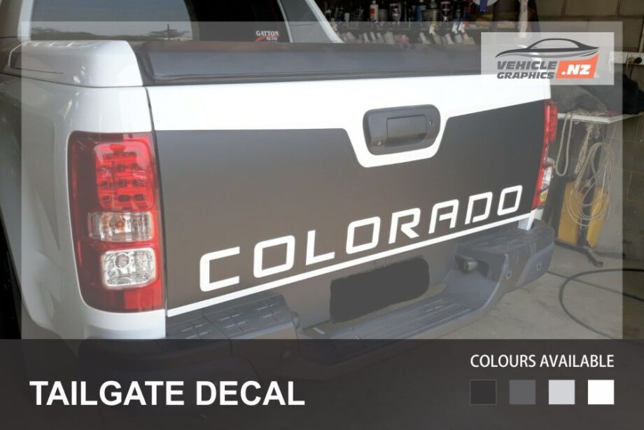 Holden Colorado 2012-2019 Tailgate Wrap Decal