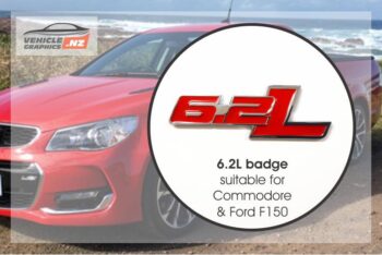 6.2L badge suitable for Commodore and F150