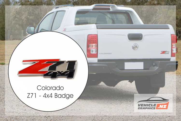 Holden Colorado Z71 4x4 Badge