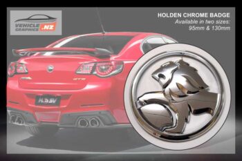 Holden Chrome Lion Badge