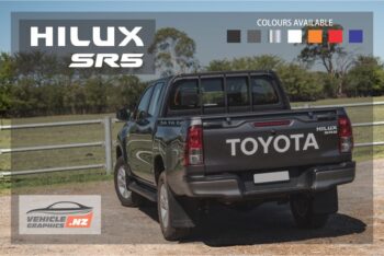 Toyota Hilux SR5 Tailgate Decals