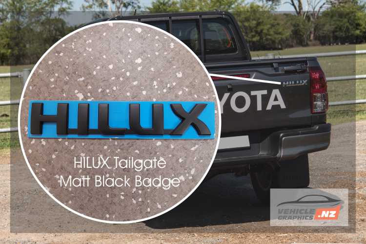 Hilux Tailgate Badge