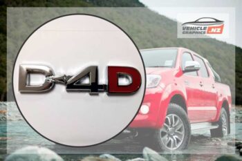 Toyota Hilux Side Door D-4D Badge