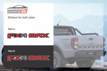 Ford FX4 MAX Decals